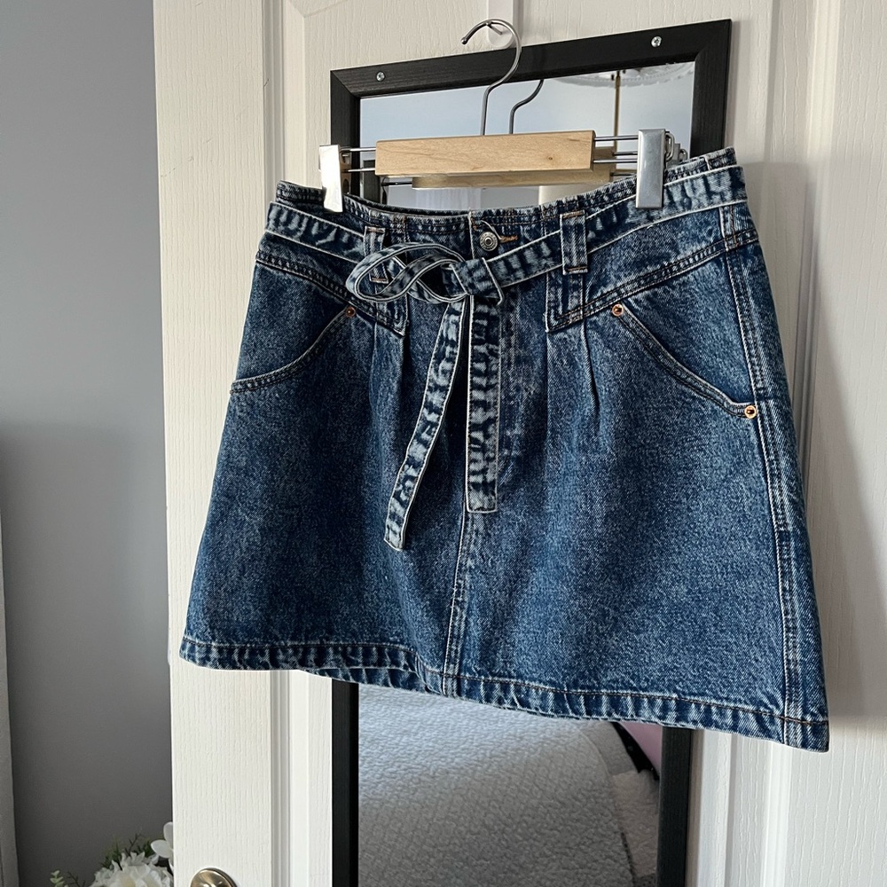 Denim Mini Skirt Abercrombie